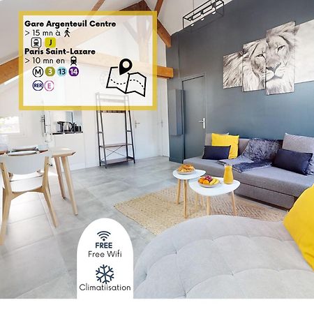 Magnifique Appartement- Proche Paris-Climatisation Argenteuil Eksteriør billede